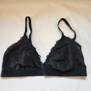 Colsie Black Lace Bralette Size M